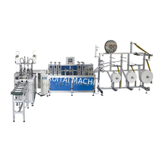 Linha de produção de máquinas de fabricação de máscara plana totalmente automática ((1+1)