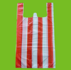 Máquina de fabricação de sacos de plástico para t-shirt