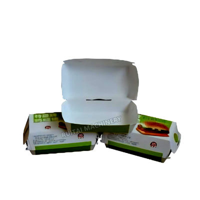 máquina da cartonagem do hamburguer