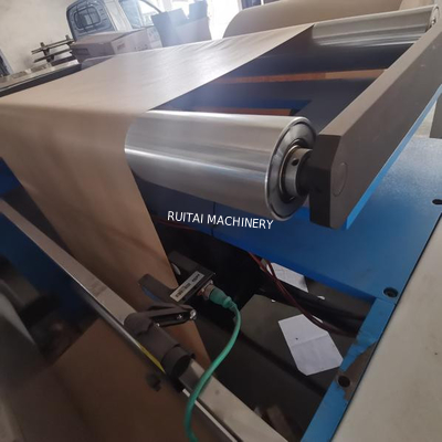 Máquina automática de fazer sacos de papel quadrados de fundo em linha é feito e fixado