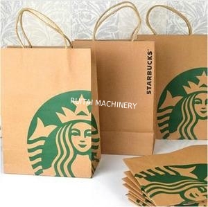 Máquina CNC de fabricação de sacos de papel de compras totalmente automática