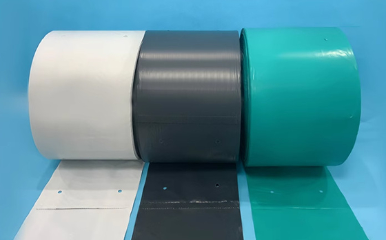 Máquina de fabricação de polibags pré-abertos com ventilador dobrado em caixa