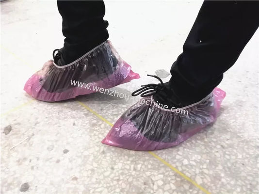 Máquina de coberturas de sapatos de plástico PE de camadas duplas