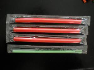 Máquina de embalagem de palha com filme PE, PAPEL, OPP